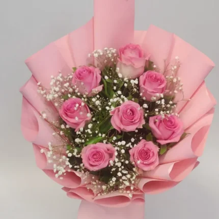 Pink Roses Bouquet