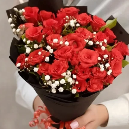 Three Dozen of Red Roses Bouquet