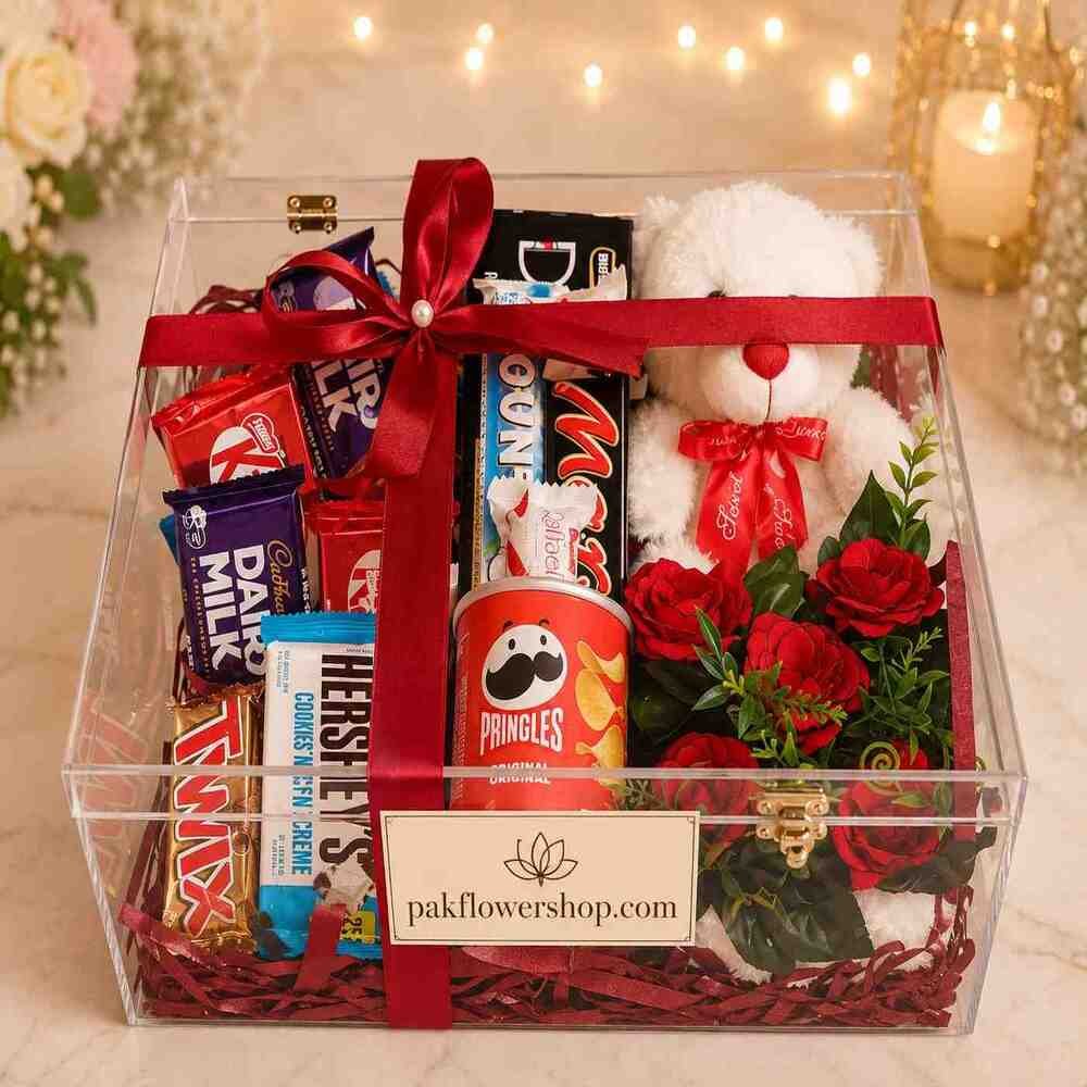 Acrylic Gift Hamper is perfect for anniversary gift ideas.