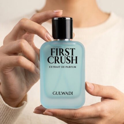 First Crush fragrance, a highlight among Affordable perfumes Punjab Pakistan, perfect for a fresh, lasting impression.