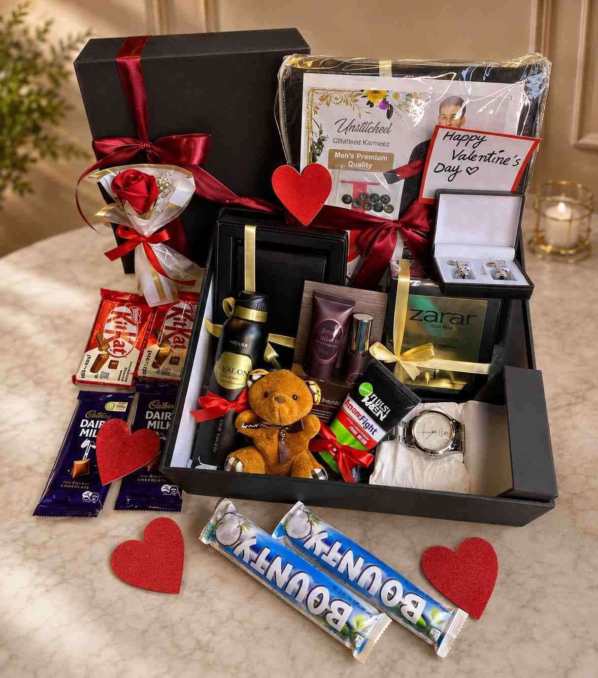 Gift for him Lahore men’s Valentine gift hamper