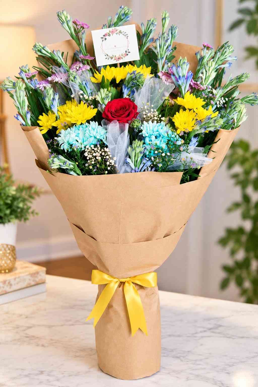 Mixed Flower Bouquet Lahore with Colorful Fresh Blooms