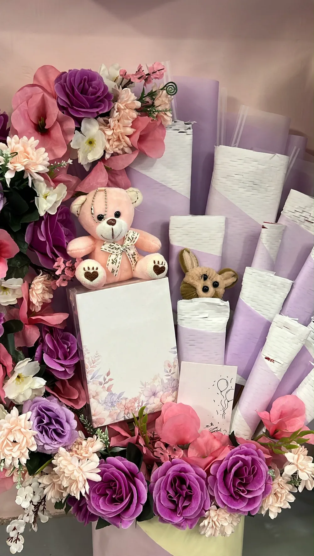 Birthday Perfume Gift Hamper – close-up view | PakFlowerShop